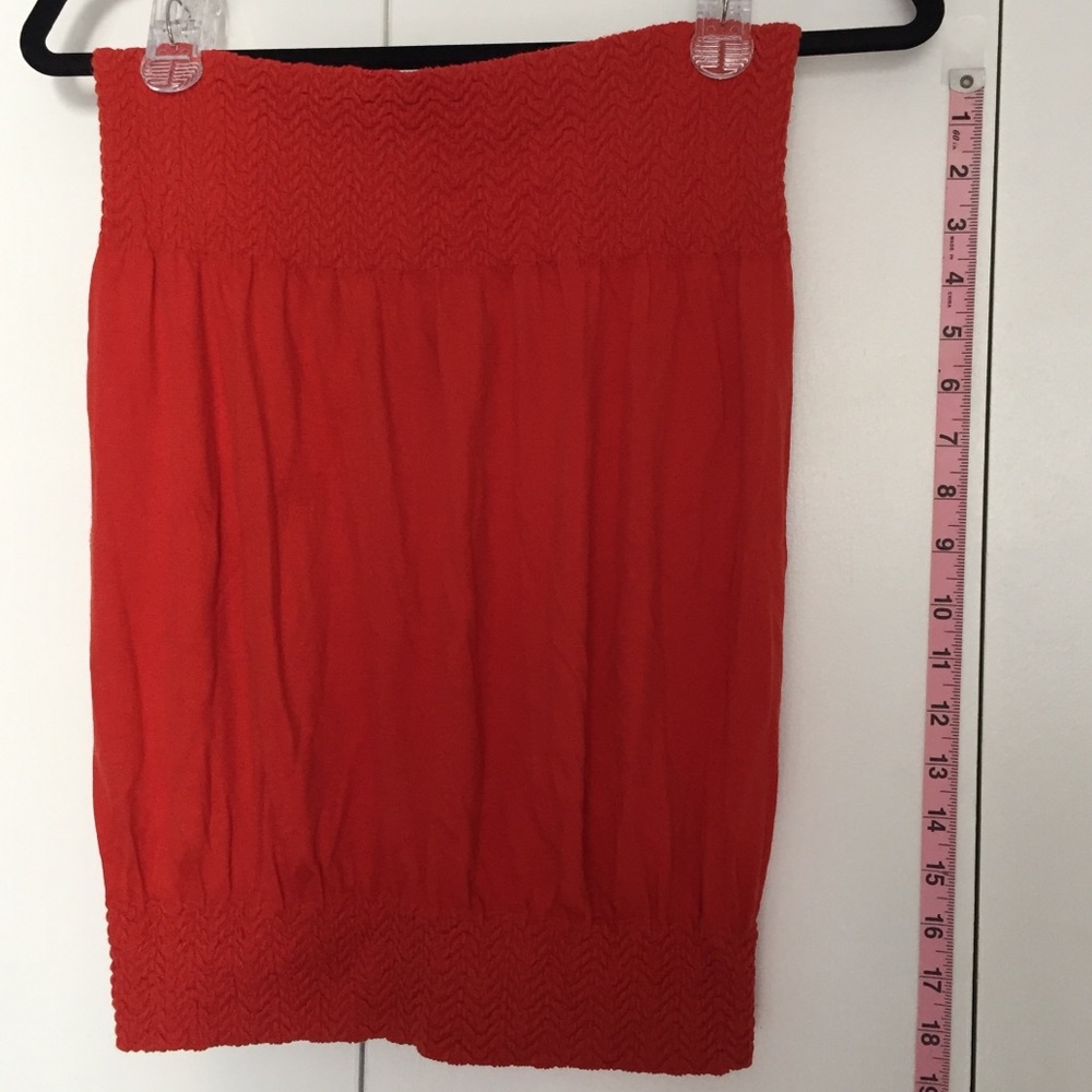 Burnt orange Choice tube top